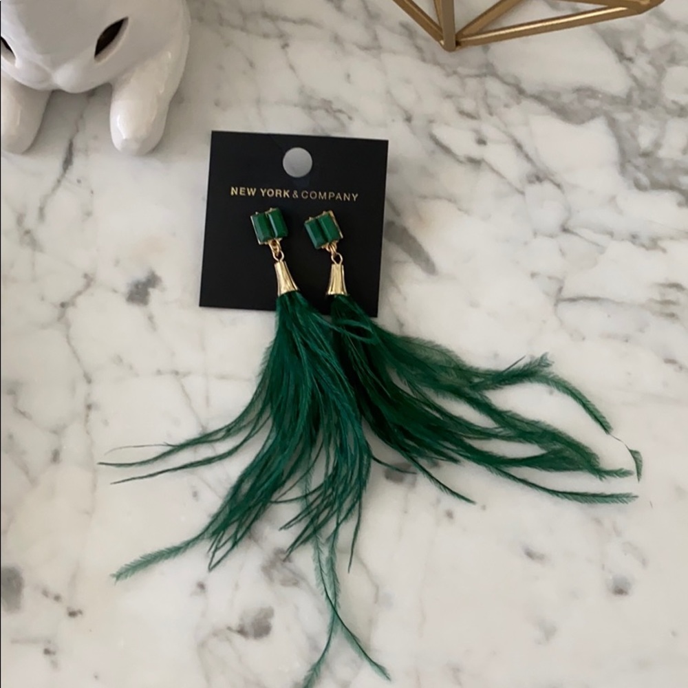 Feather earrings